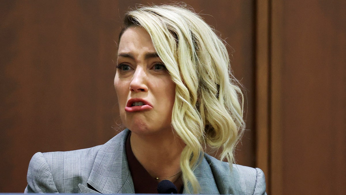 Amber Heard on the witness stand in Virginia
