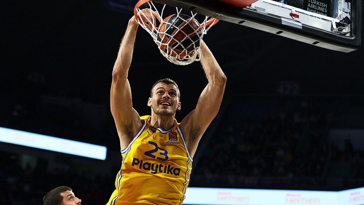 Ante Zizic of Maccabi Playtika