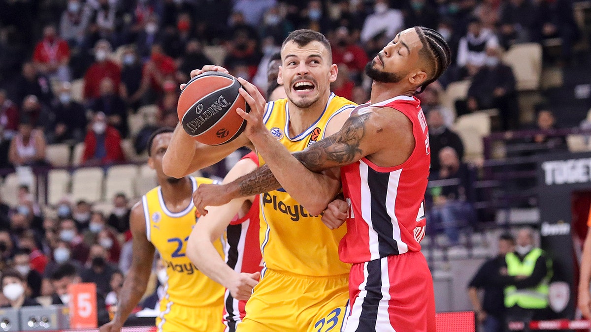 Ante Zizic of Maccabi Playtika