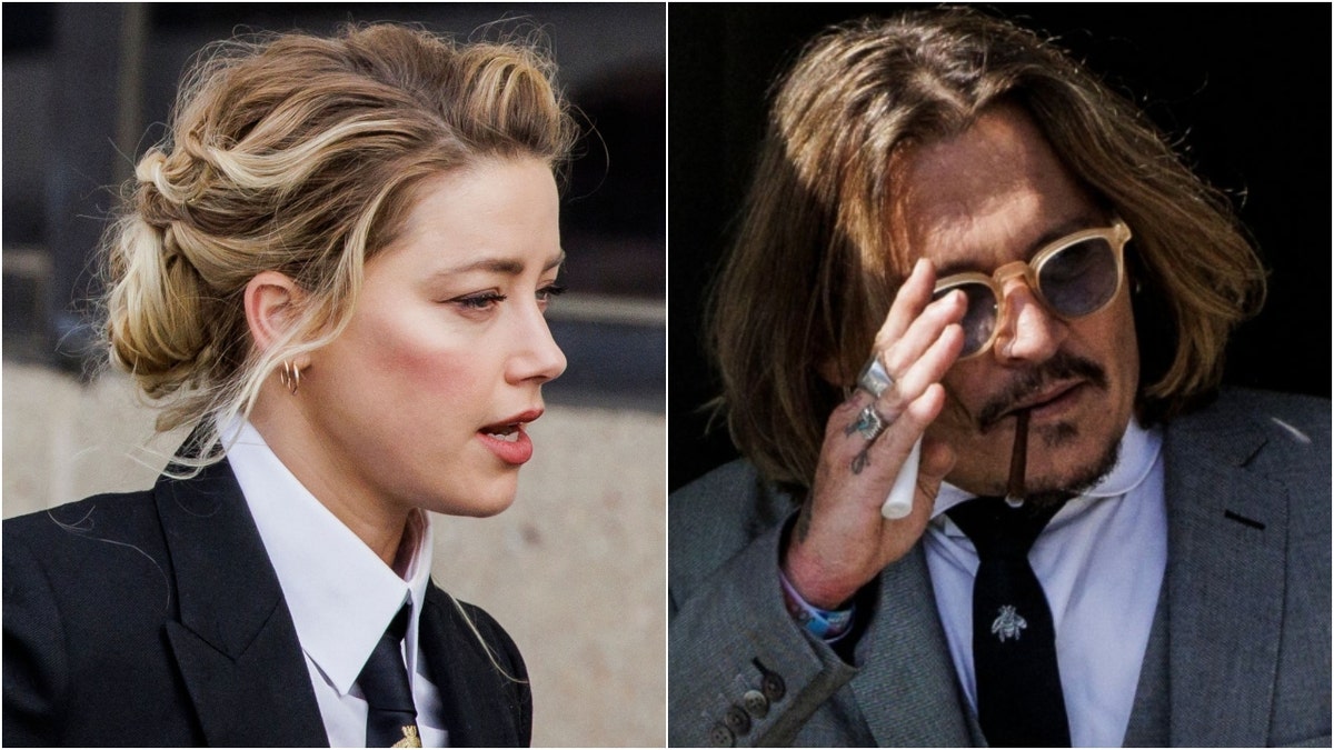 Amber Heard on April 13 and Johnny Depp on April 11.