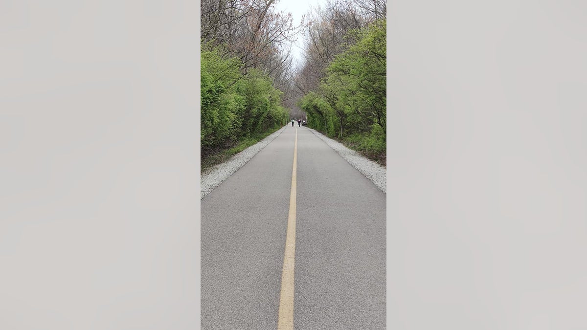 rail trail in Indiana