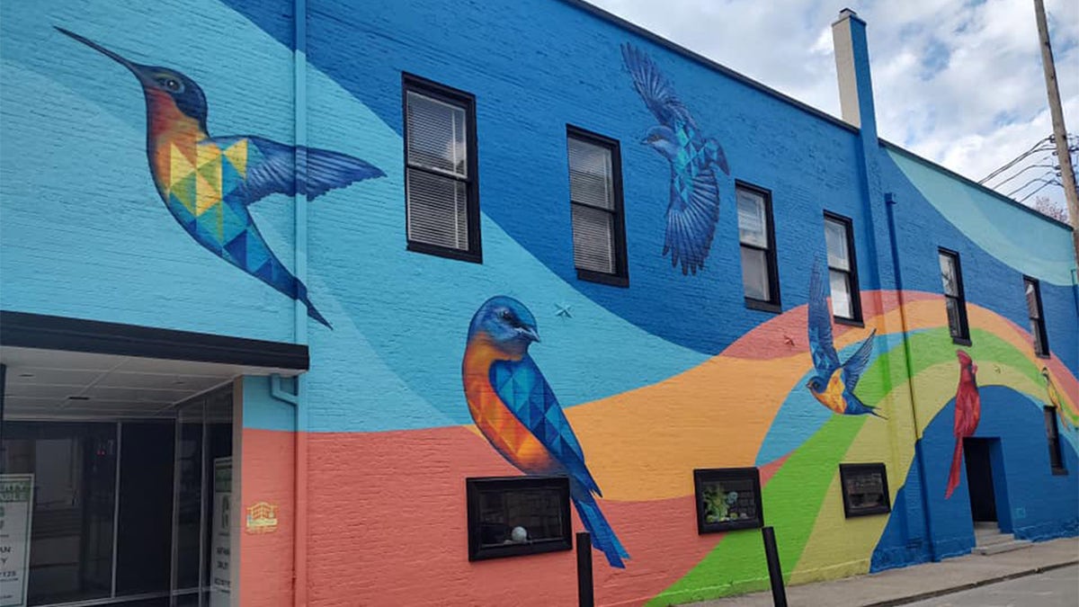 mural in Downtown Frankfort