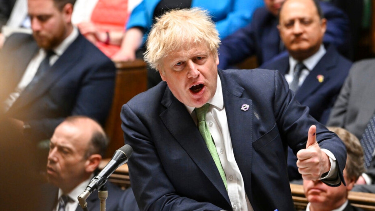 Prime Minister Boris Johnson House of Commons