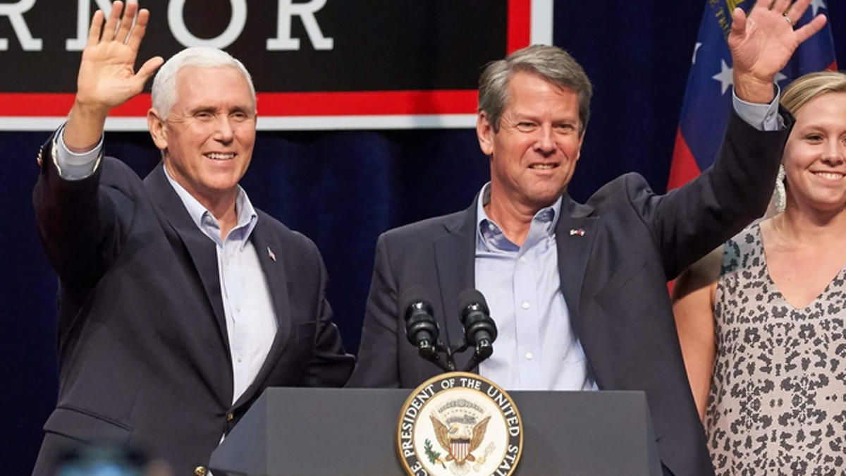 Mike Pence Brian Kemp