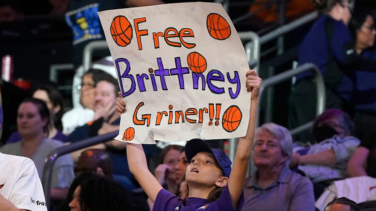Brittney Griner fan at a WNBA game