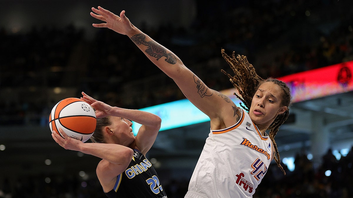 Brittney Griner during Game Four of the WNBA Finals