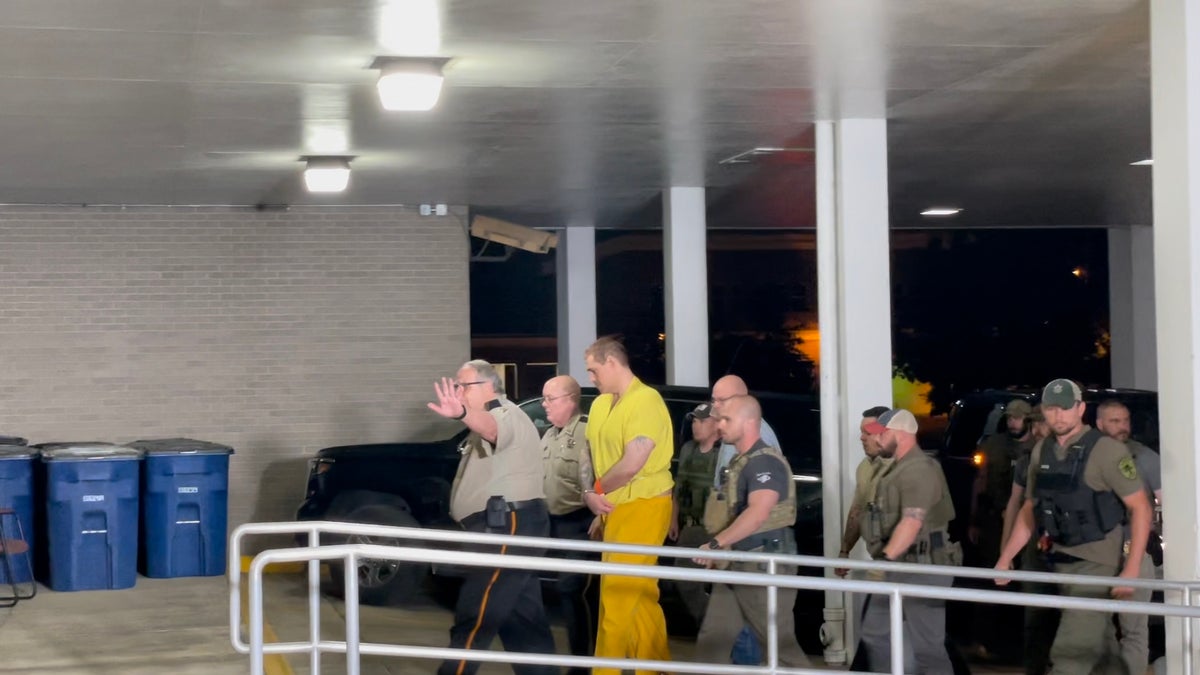 Casey White arrives back in Alabama after 11 days on the run.