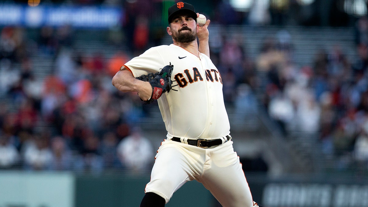 Carlos Rodon with giants