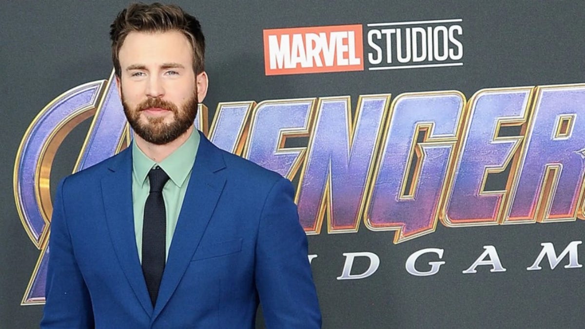 Chris Evans on the red carpet