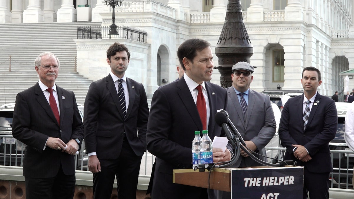 Sen. Marco Rubio speaks about the Helper Act.