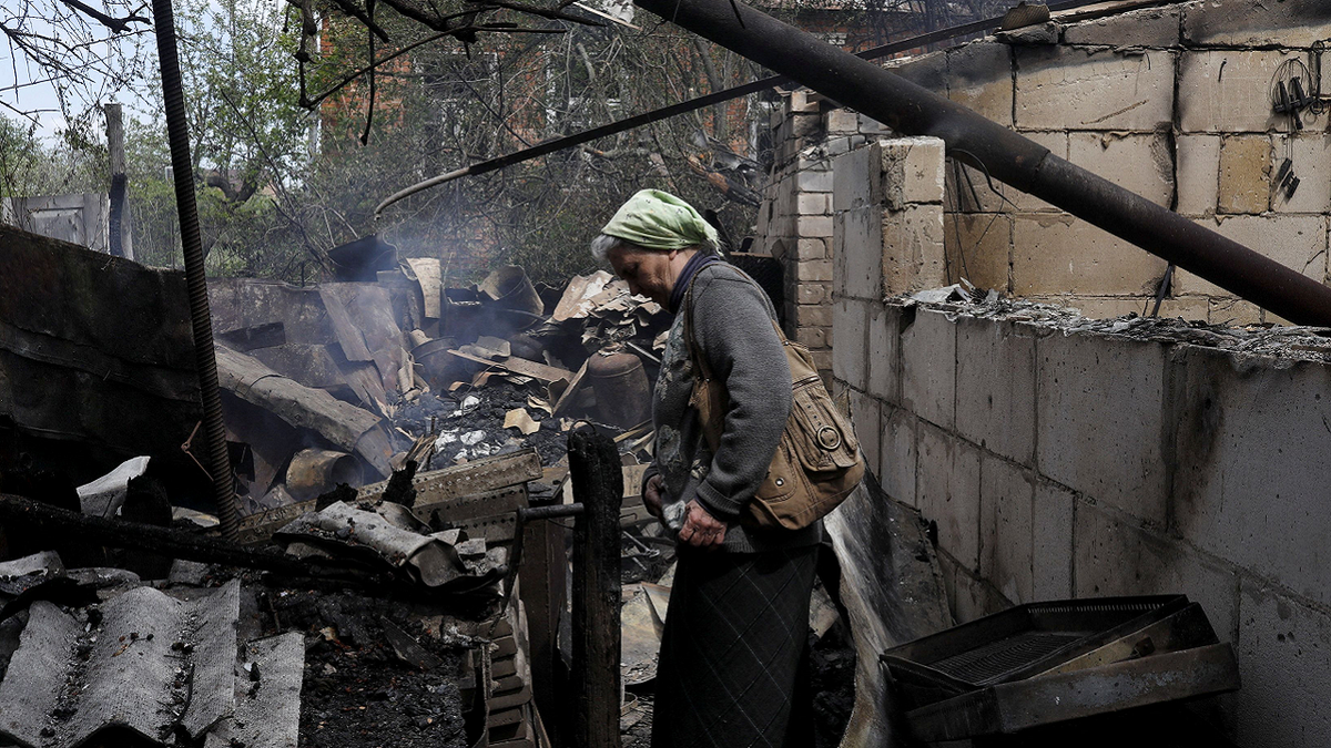 Russian airstrikes near Kharkiv Ukraine