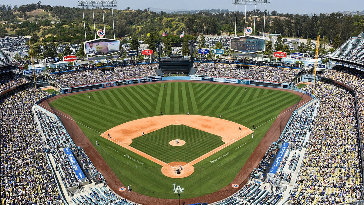 Dodgers home stadium in Los Angeles