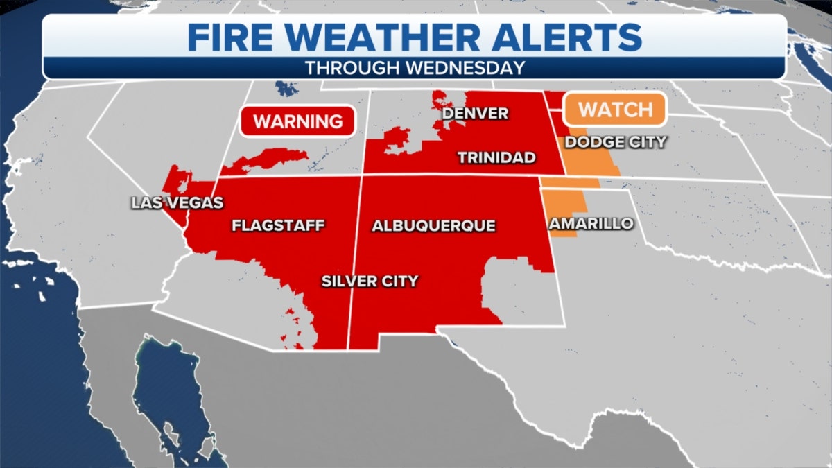 Fire weather map