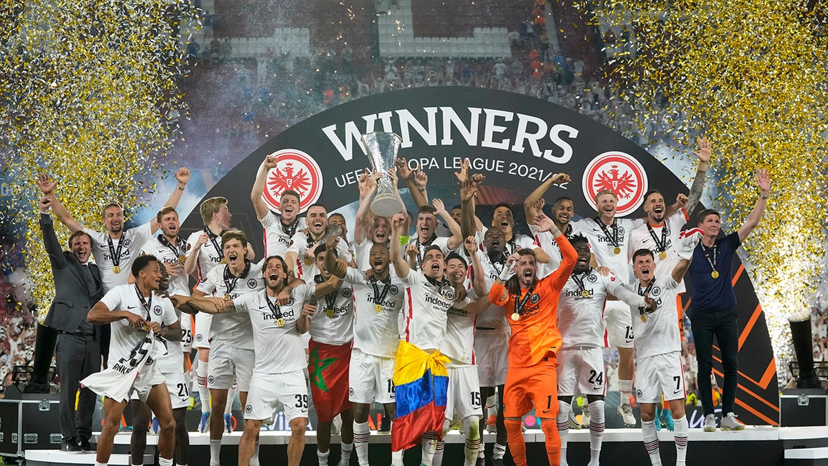 Frankfurt celebrates Europa League final win