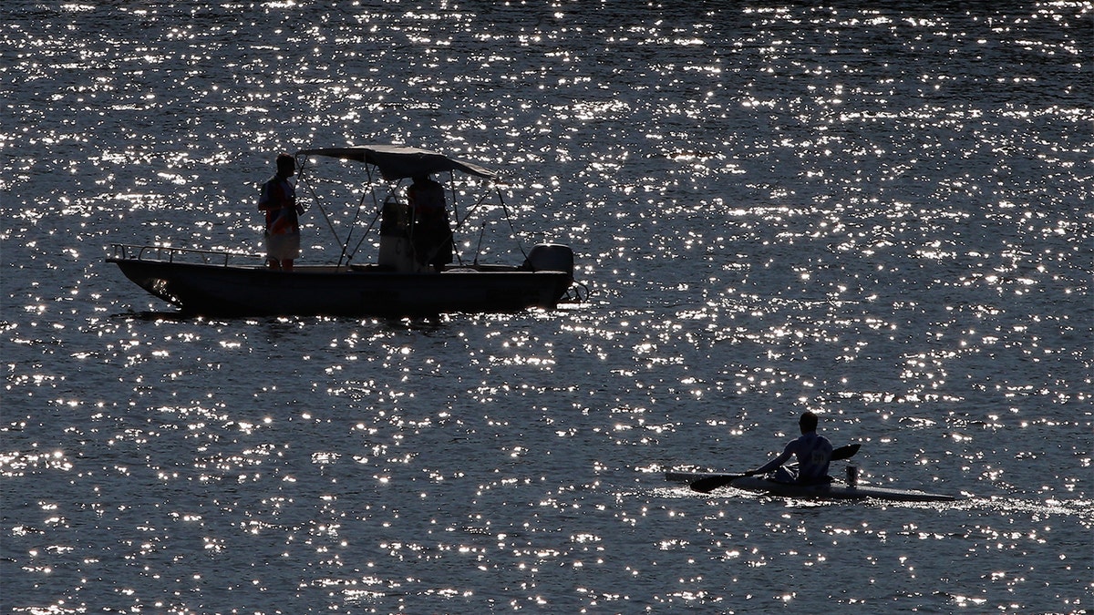 Boaters on Georgia's Lake Lanier