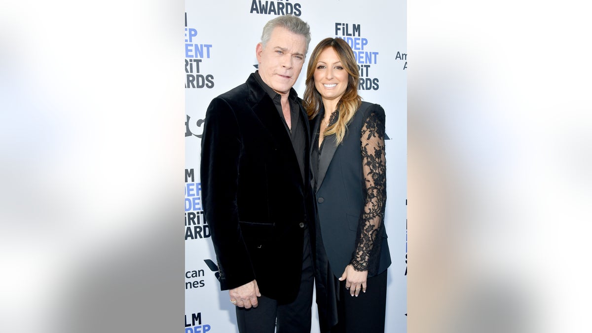 Ray Liotta and fiance Jacy Nittolo attended an awards show in 2020