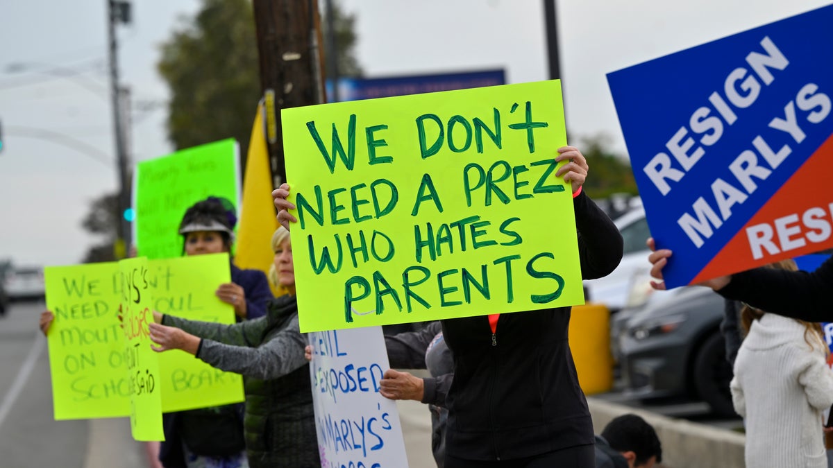 Orange county california protest school board