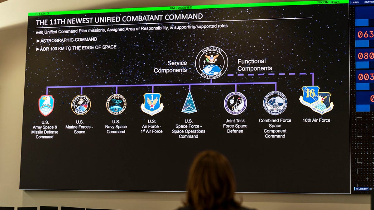 Kamala Harris views presentation for newest unified combatant command