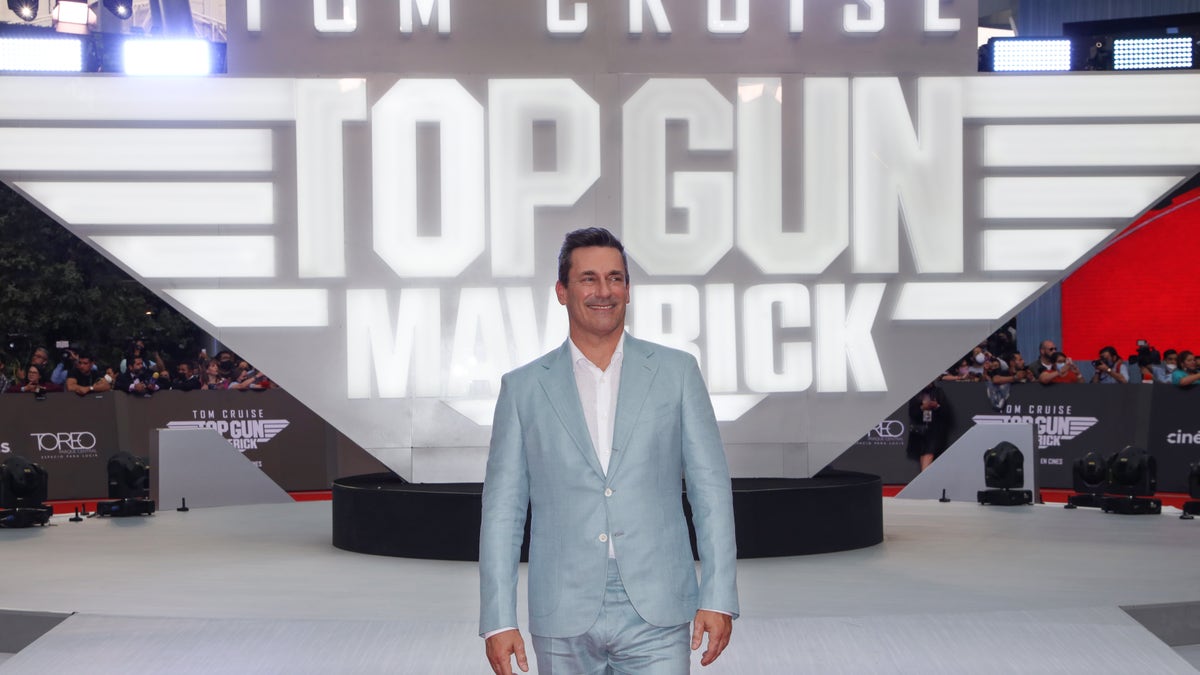 Jon Hamm Mexico premiere of "Top Gun: Maverick"