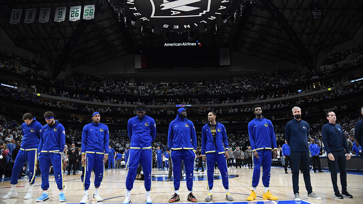 Warriors Game 4 moment of silence