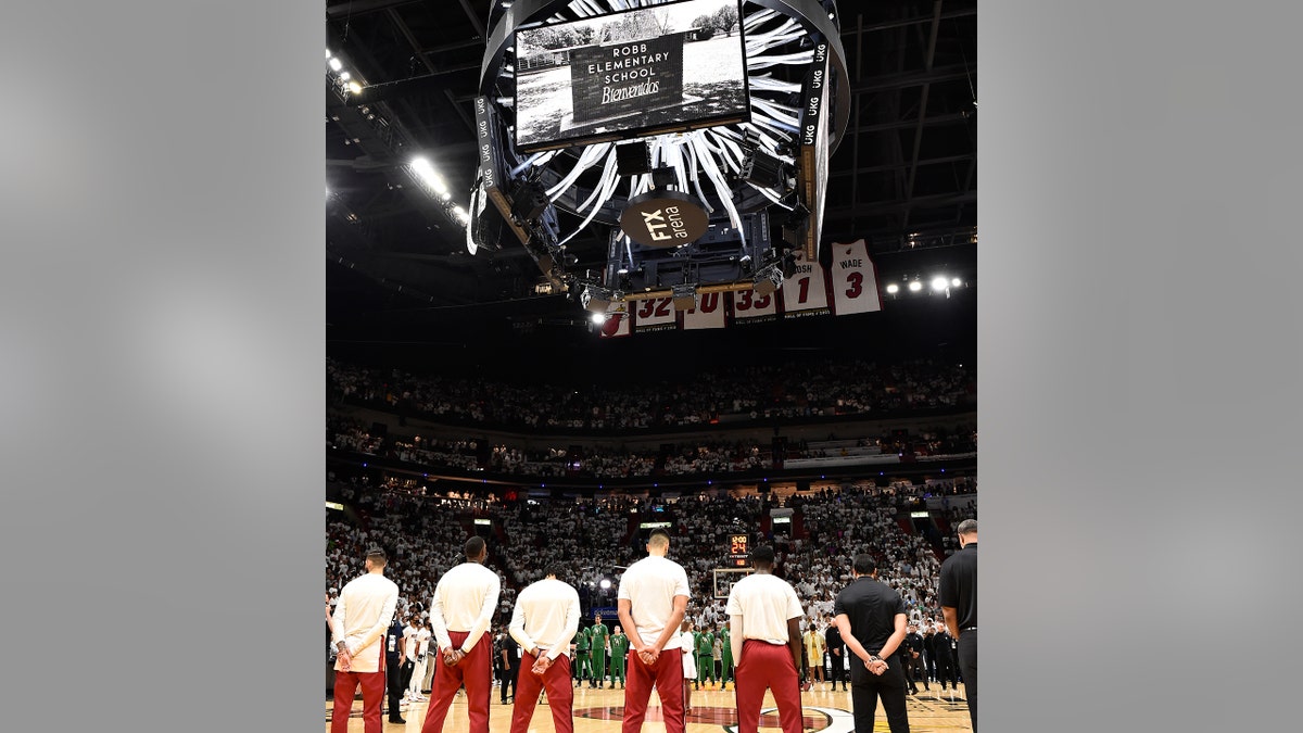 NBA Miami Heat moment of silence Texas shooting