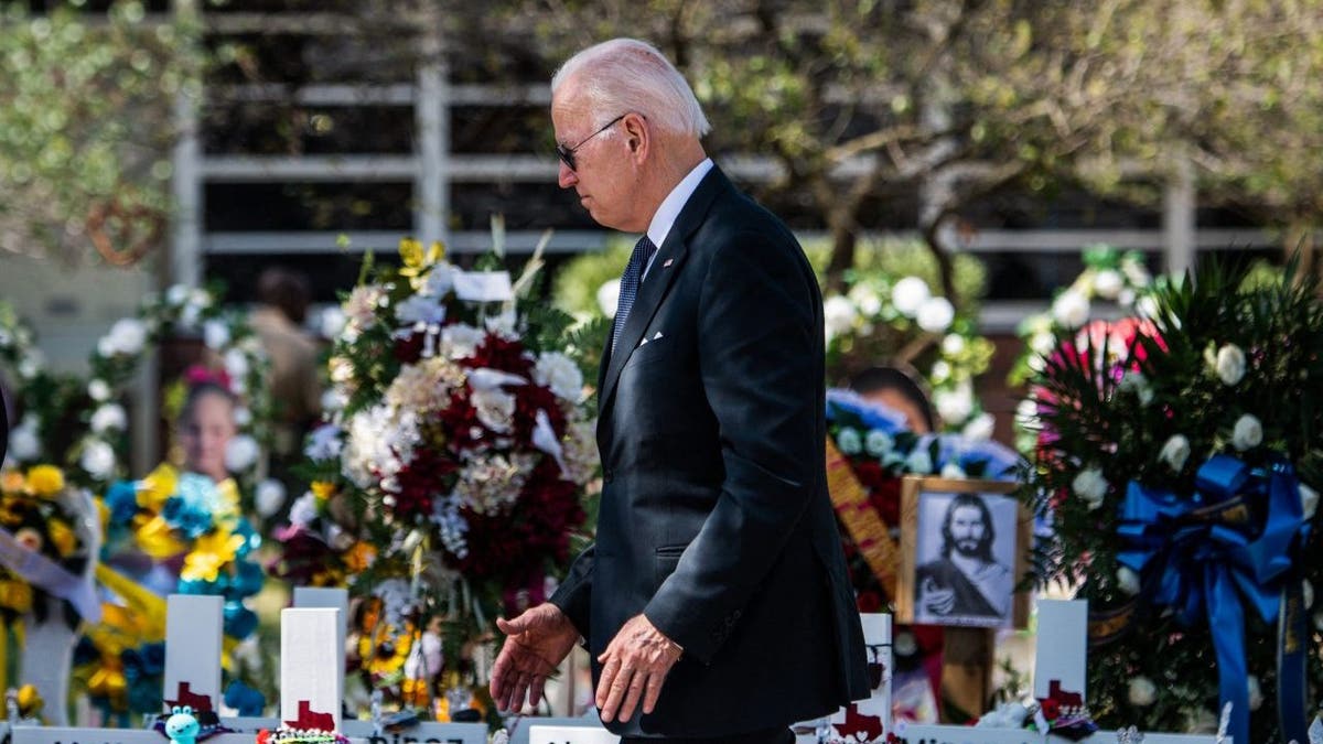 President Joe Biden in Uvalde