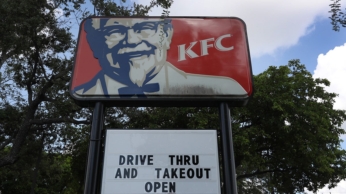 A KFC restaurant on July 14, 2020. 