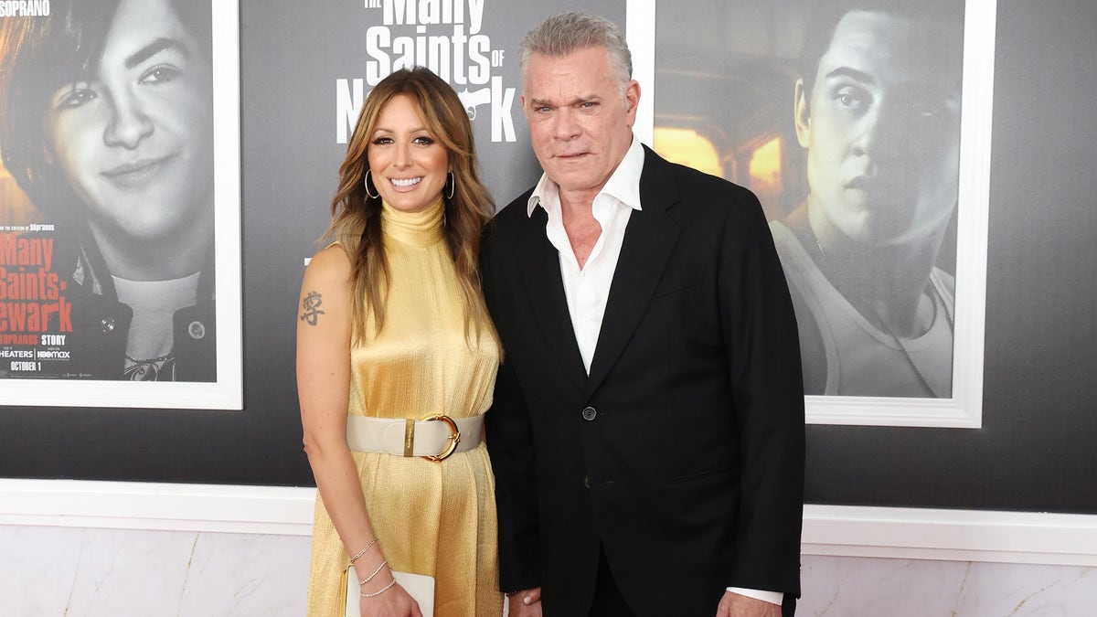 Ray Liotta and fiancee Jacy Nittolo at premiere in New York City in 2021