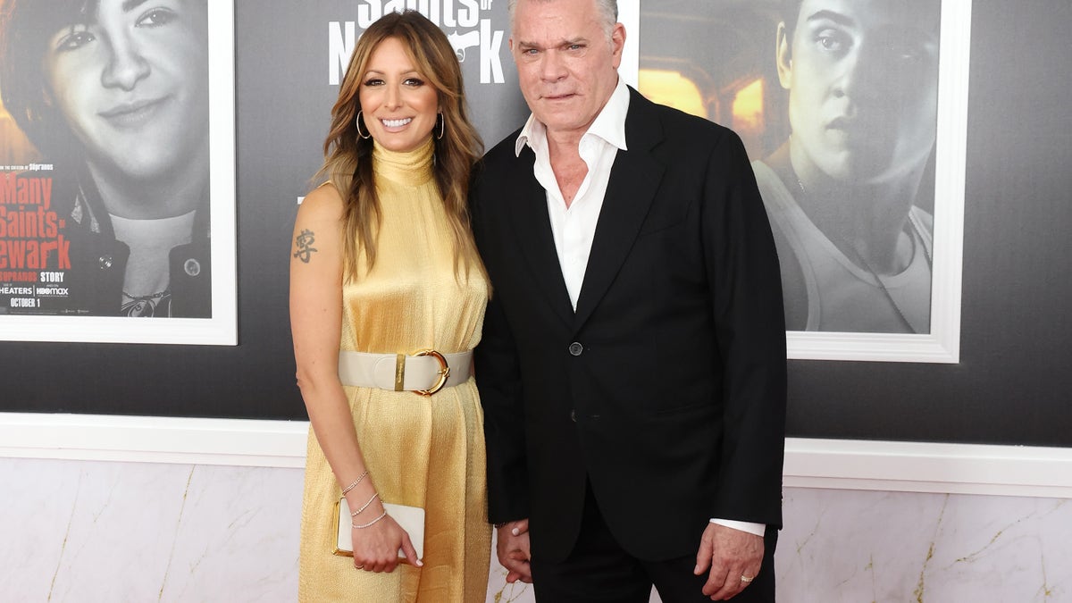 Ray Liotta and fiancee Jacy Nittolo at premiere in New York City in 2021