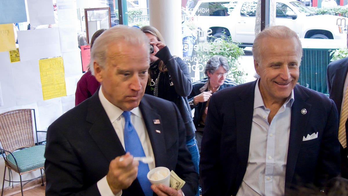 James Biden with brother Joe Biden