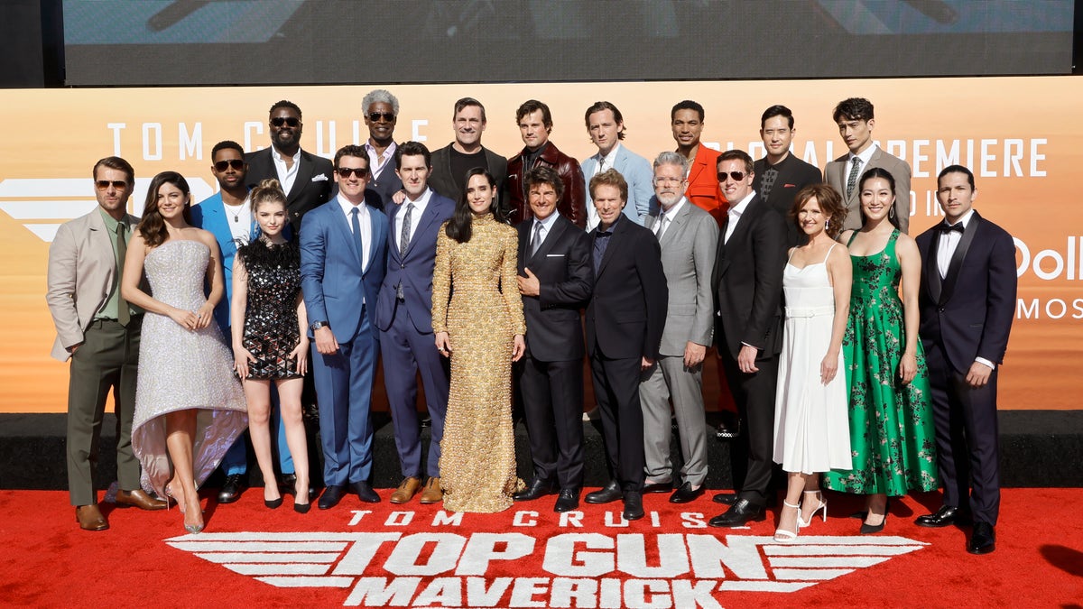 Members of the "Top Gun: Maverick" cast