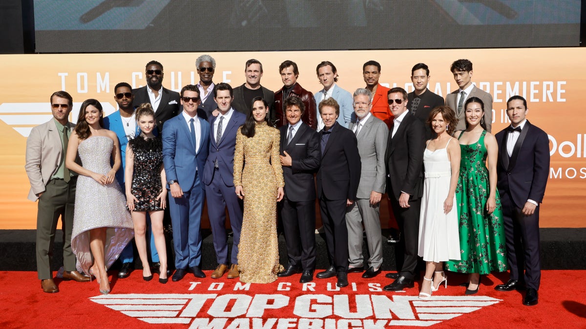 Members of the "Top Gun: Maverick" cast