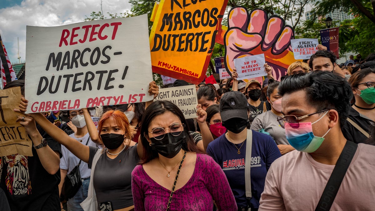 Philippine election protests