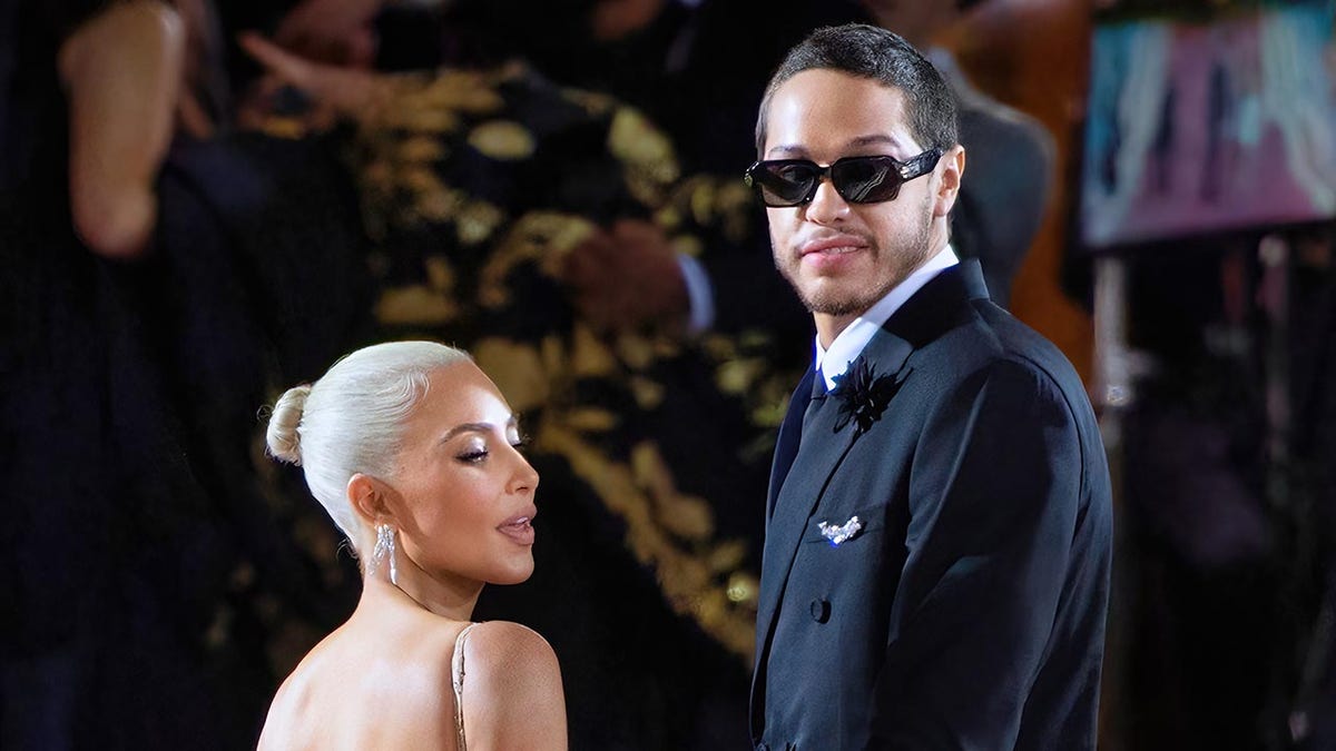 Pete Davidson Kim Kardashian at Met Gala