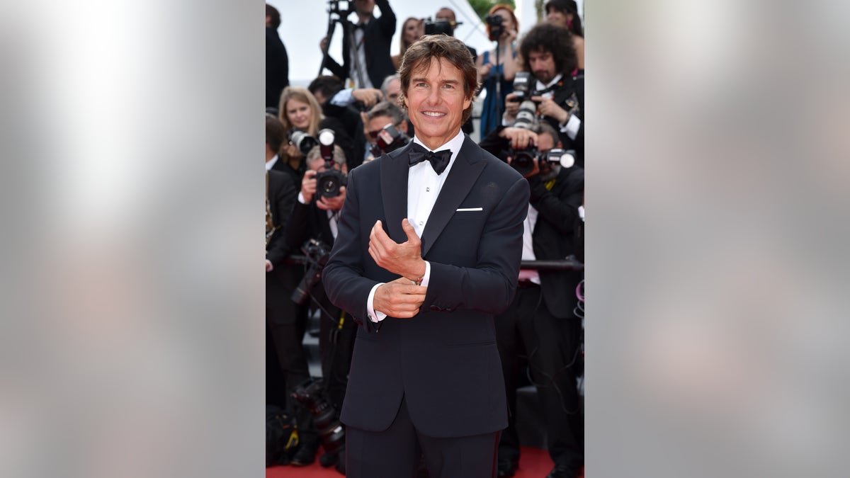 Tom Cruise Top Gun Cannes red carpet