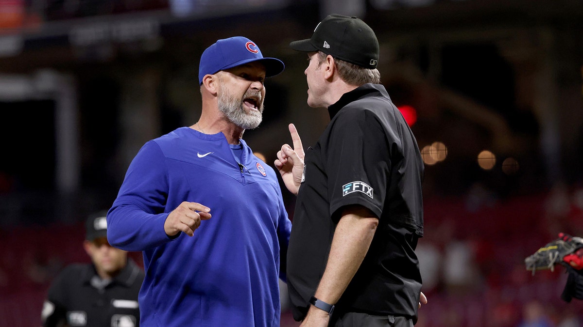 Cubs David Ross umpire