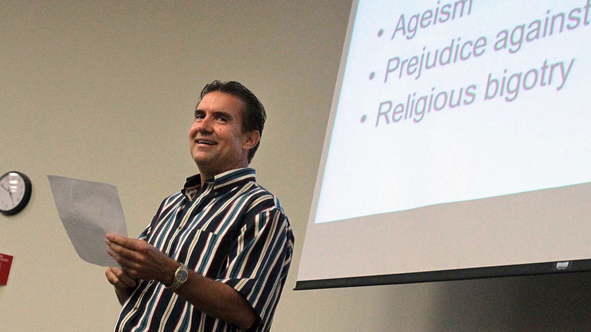 Dr. Charles Nagy reading from a letter in August 2012