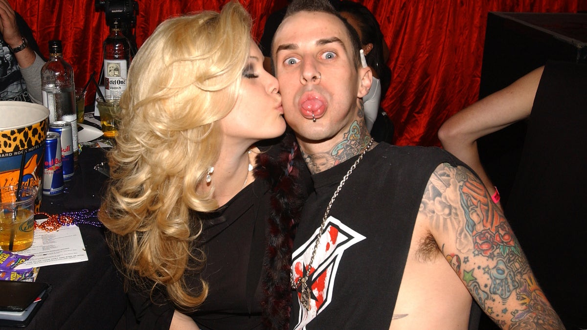 Shanna Moakler and ex-husband Travis Barker