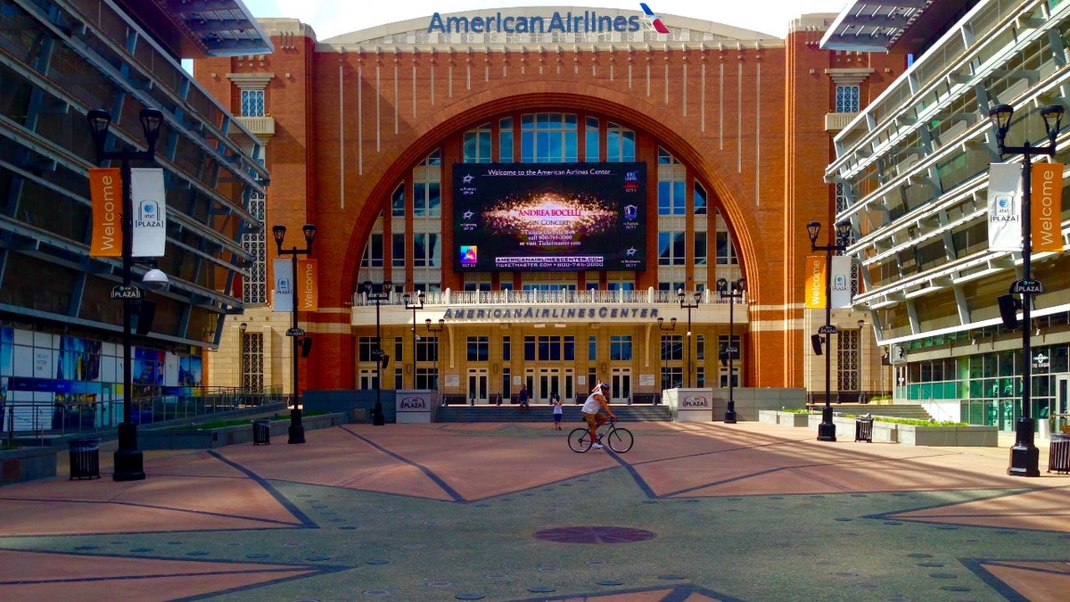 Exteriors of Dallas Mavericks' American Airlines Center