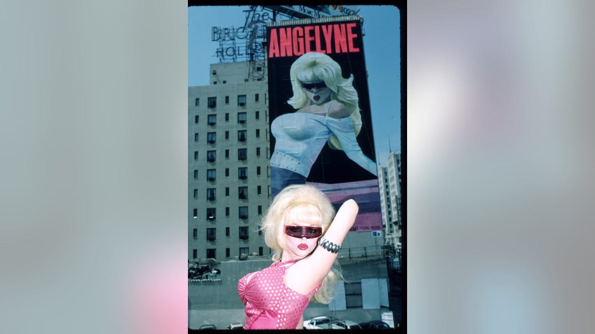 Angelyne is known just as much for her billboards as she is for driving her hot pink Corvette down city streets in LA