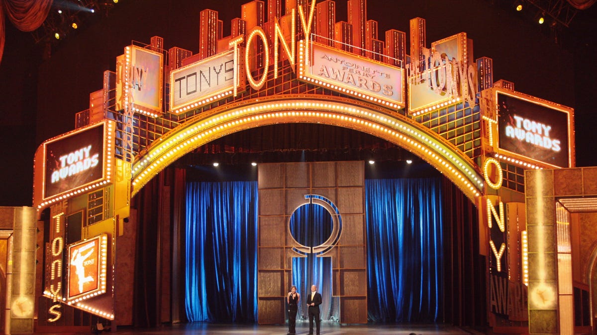 A general view onstage during the 62nd Annual Tony Awards held at Radio City Music Hall on June 15, 2008, in New York City.