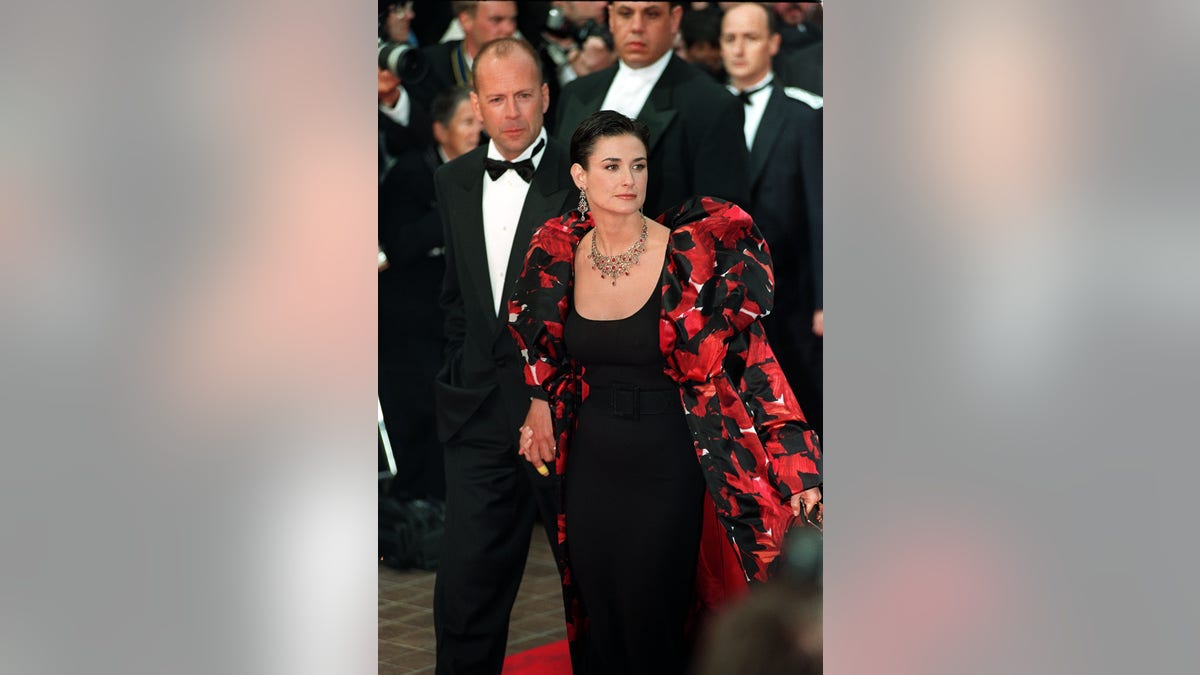 Bruce Willis Demi Moore Cannes red carpet