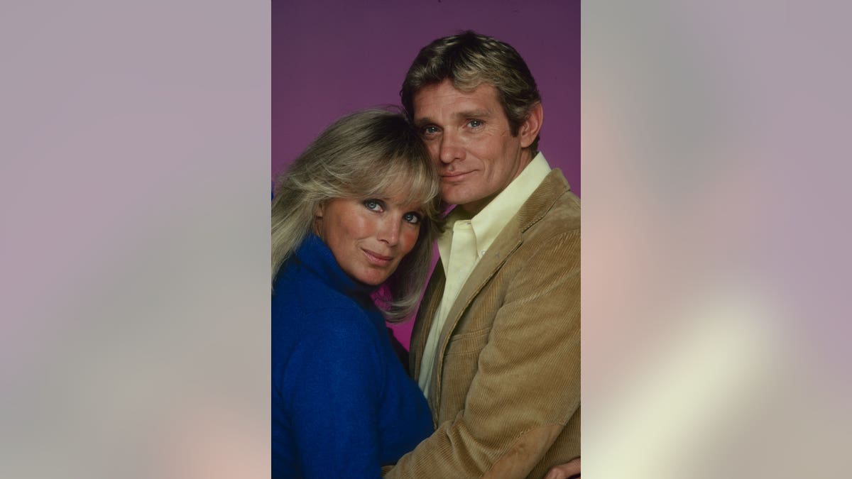 Linda Evans and the late actor Bo Hopkins