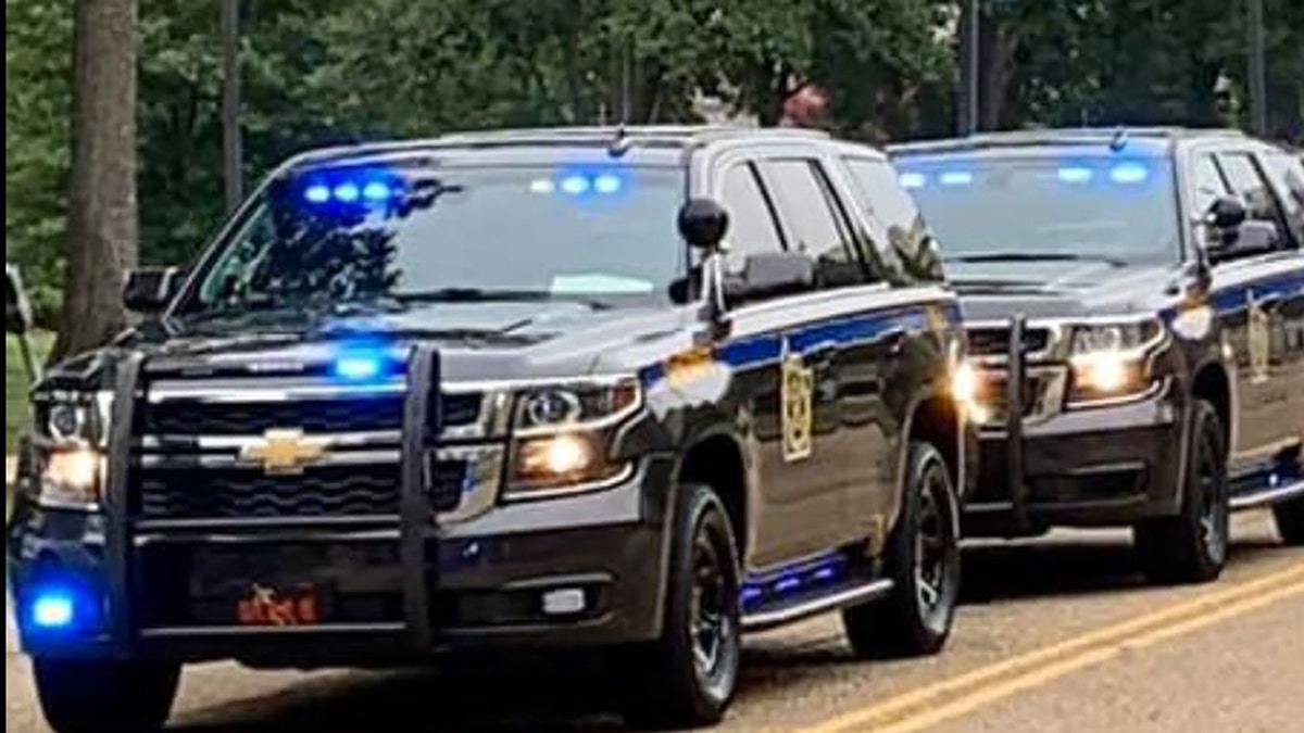 Hinds County Sheriff's Department vehicles in August 2021. 