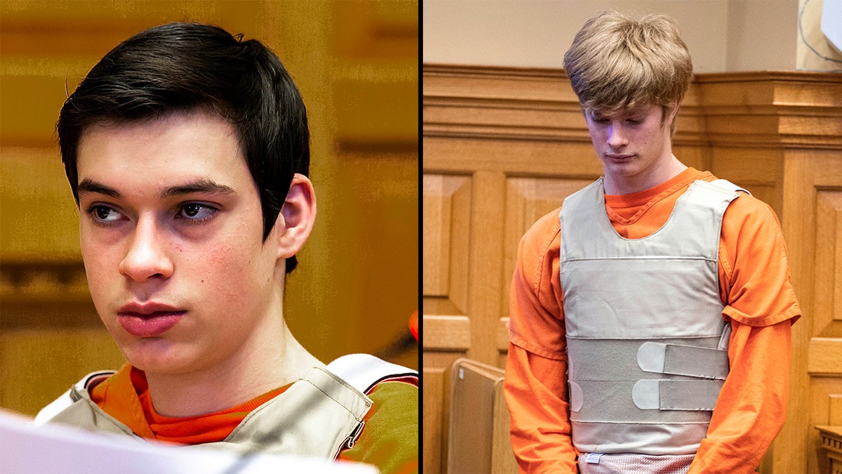 Willard Miller (left) and Jeremy Everett Goodale (right) in court.