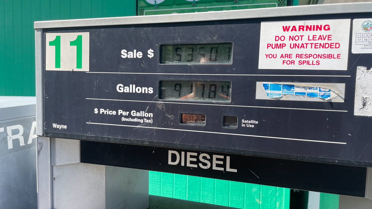 Diesel receipt
