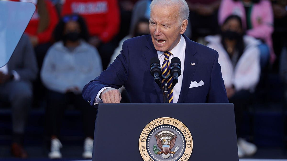 President Joe Biden speaking