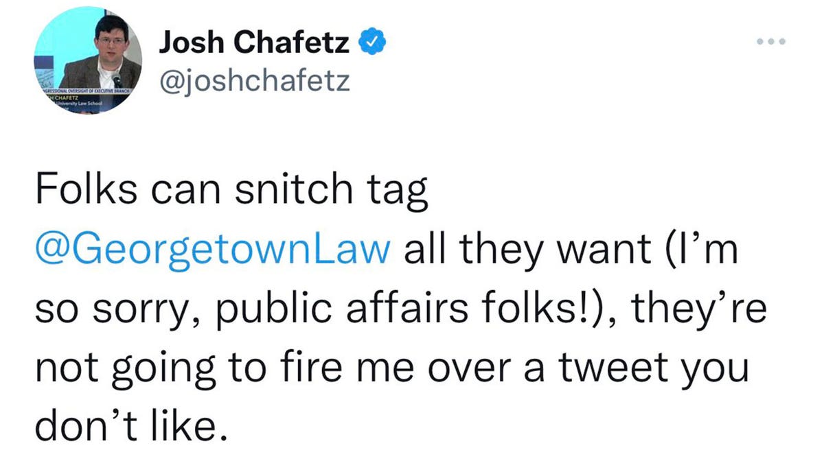 Josh Chafetz tweeted 