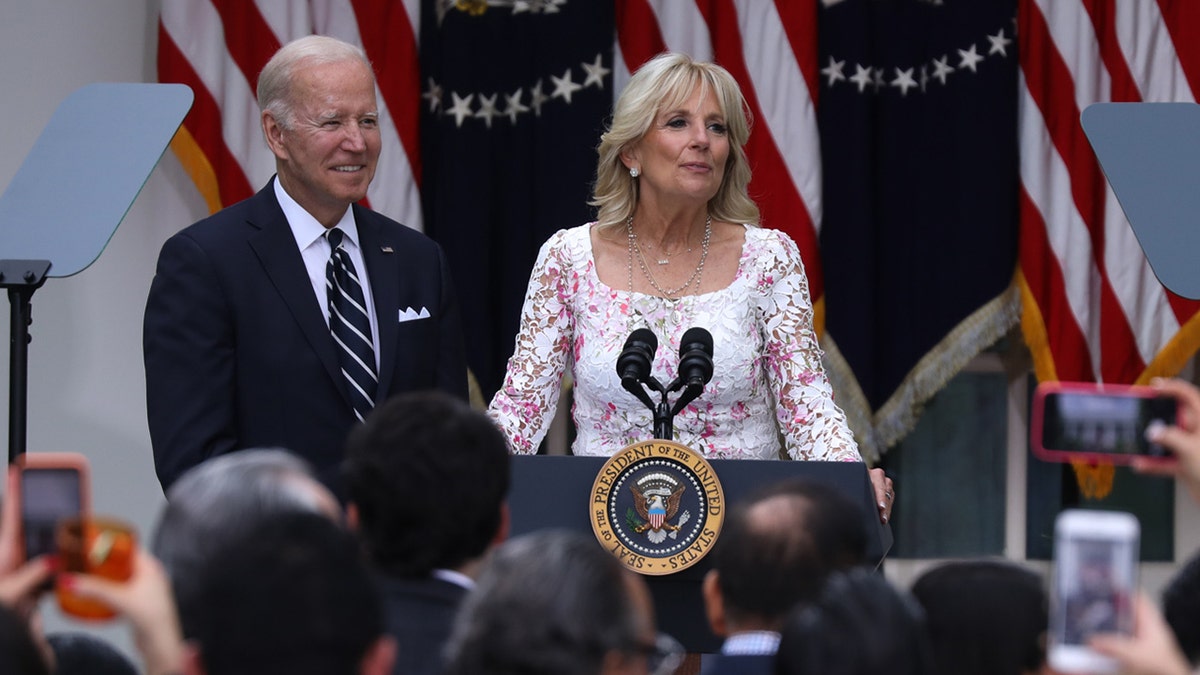 First Lady Jill Biden speaks