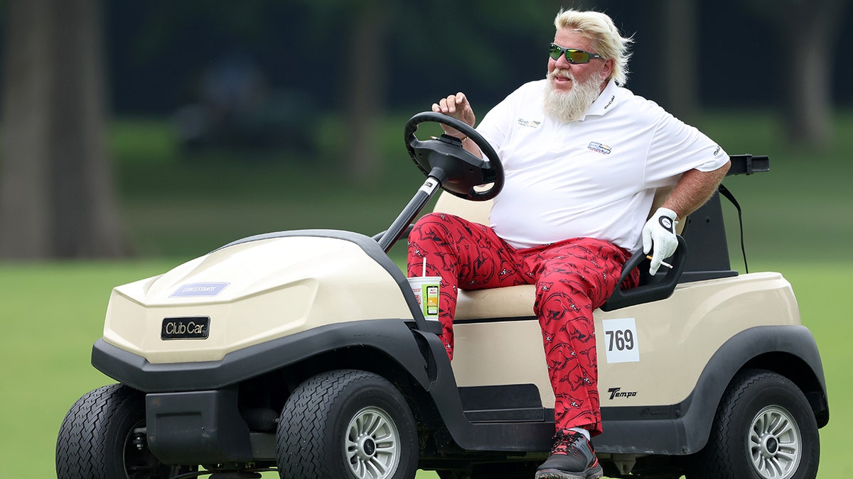 John Daly at PGA Championship 2022 17th hole